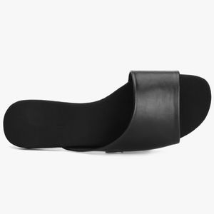 MaxMuxun Black Women's Slide Sandals
